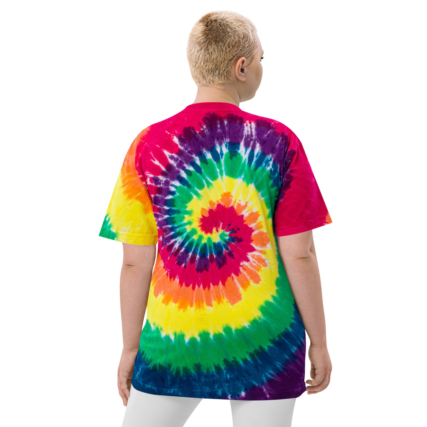 Gods Colors Oversized Tie-Dye T-Shirt