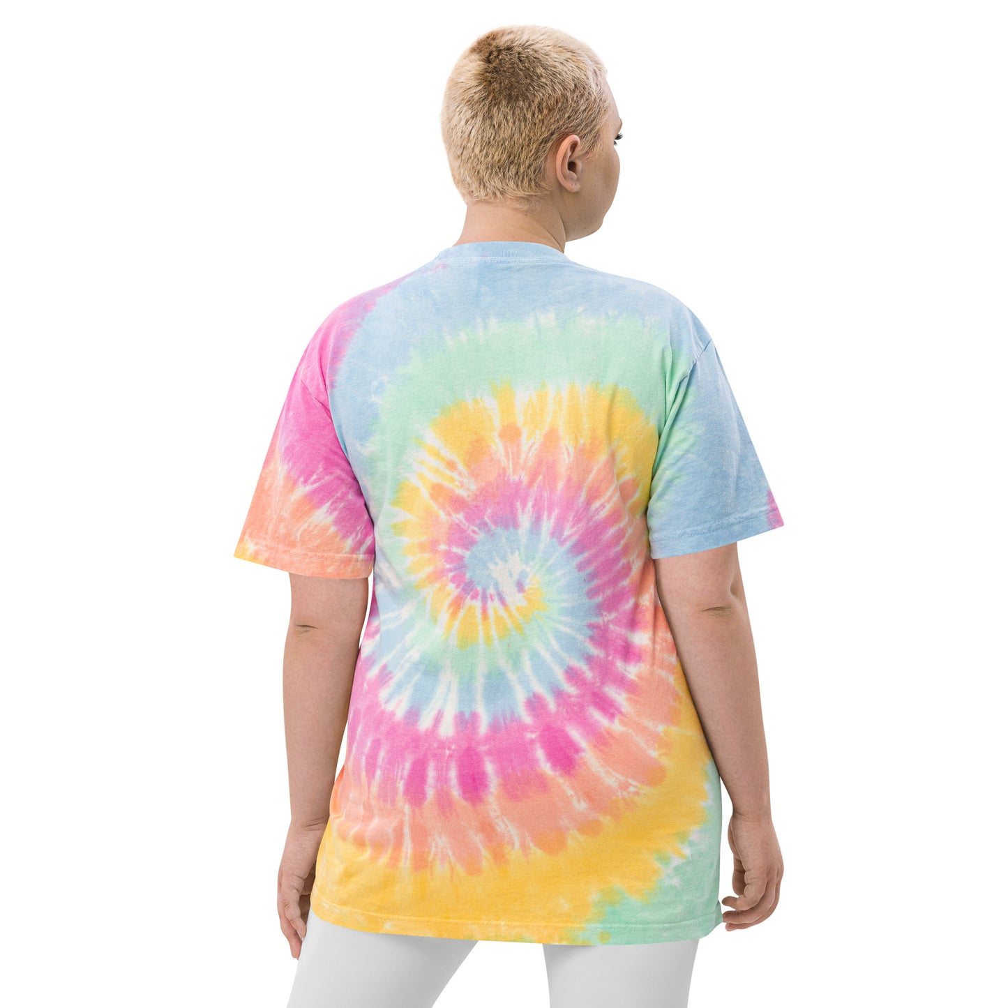 Gods Colors Oversized Tie-Dye T-Shirt