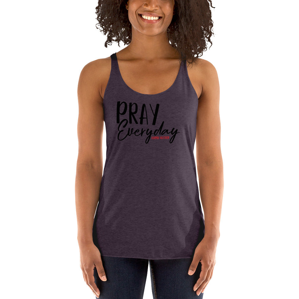 Pray Every Racerback Tank