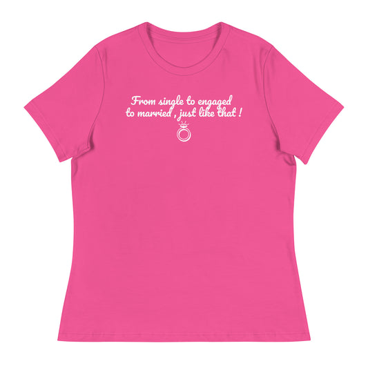 From Single To Engaged T-Shirt